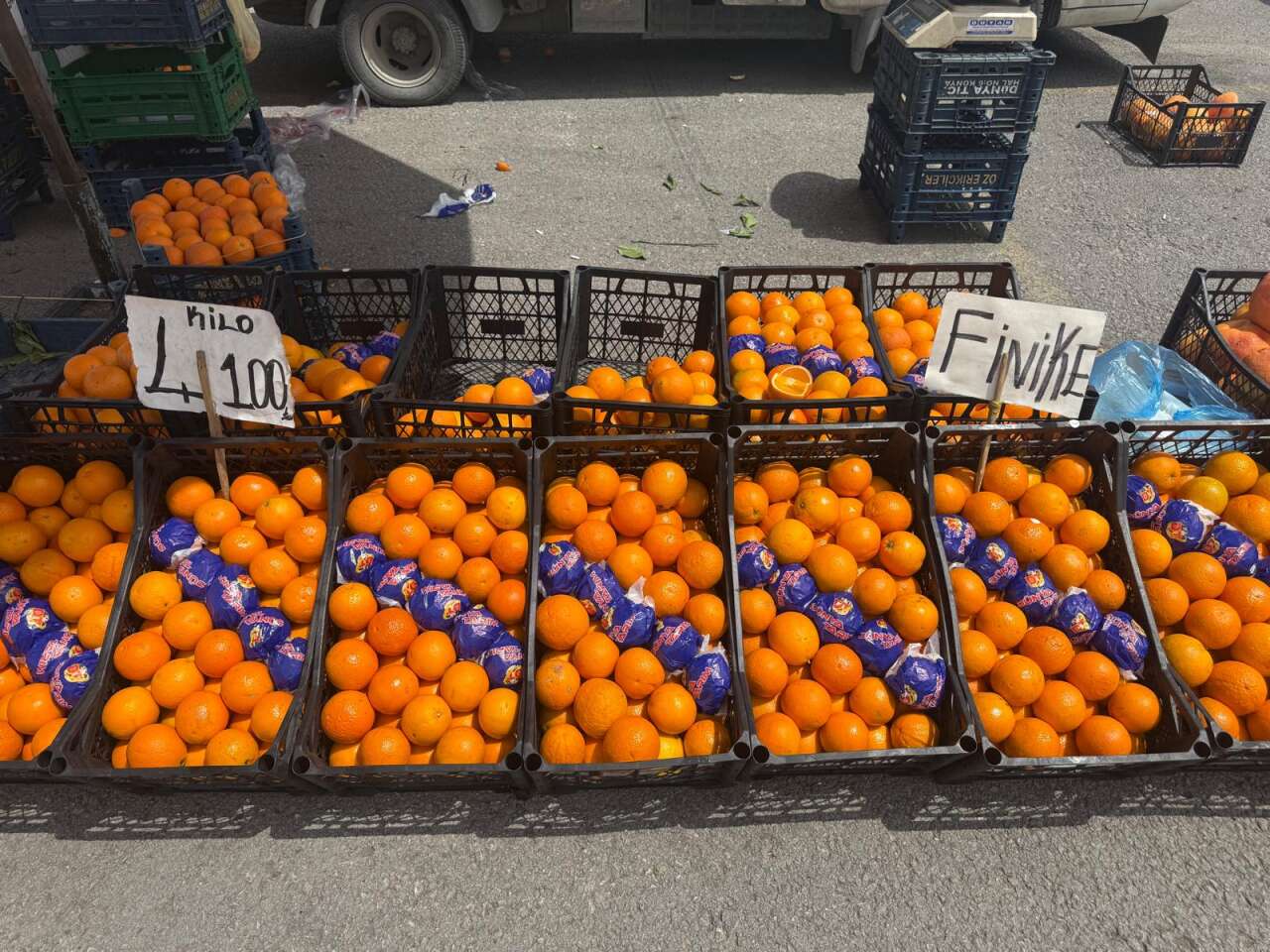 Konya pazarlarında etiket şaşkınlığı! Çoğu yarım yarım satılıyor 21